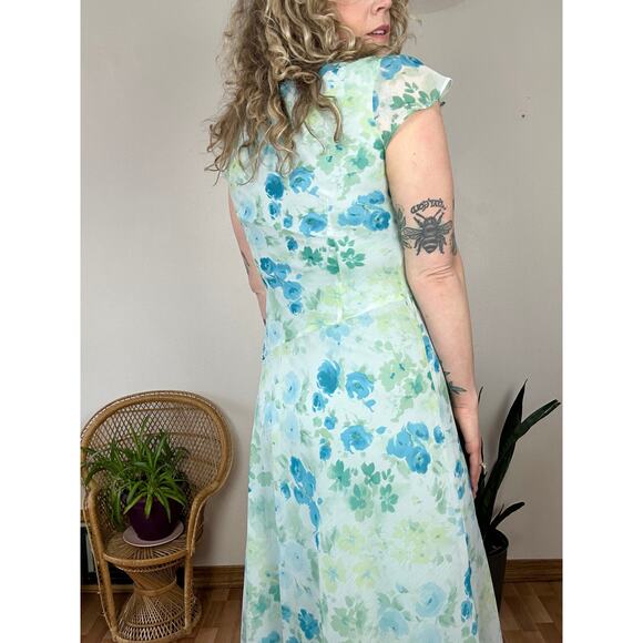 Y2K Asymmetrical Fairycore Midi Dress size 10 - Picture 5 of 15